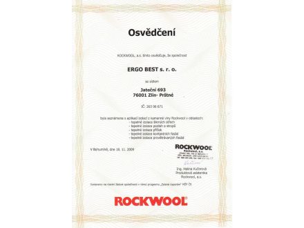 Tepelné izolace ROCKWOOL